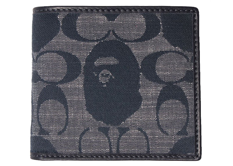 Coach x BAPE Coin Wallet Navy