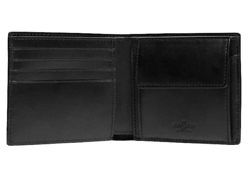 Coach x Bape Coin Wallet Signature Canvas With Ape Head Black Copper/Camo Multi