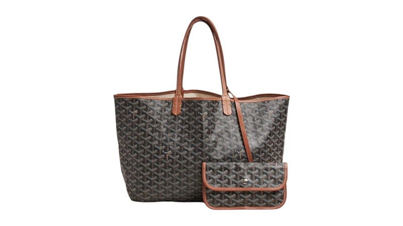 Goyard Saint Louis Tote Goyardine PM Brown