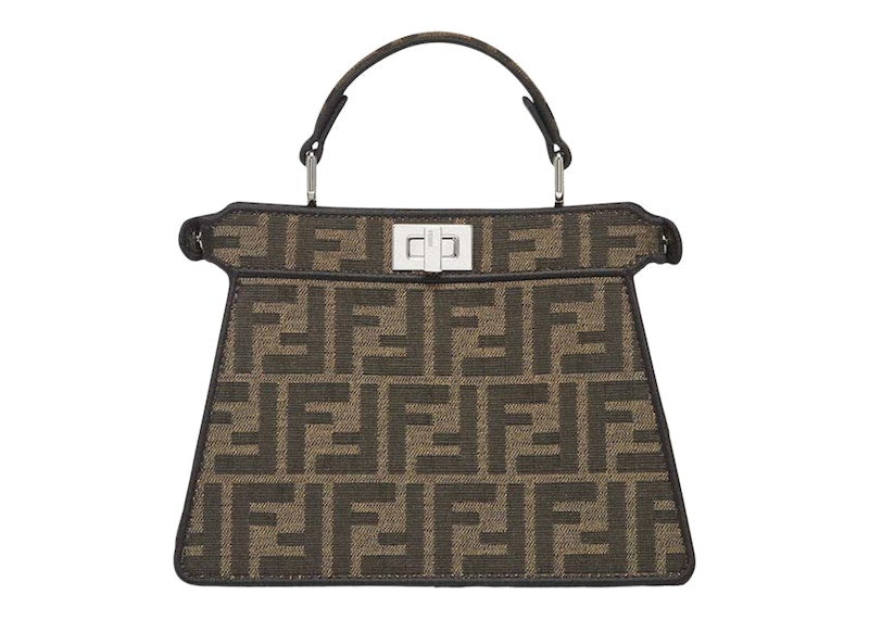 Fendi x FRGMT x Pokemon FF Fabric Bag Peekaboo ISeeU Petite Multicolor