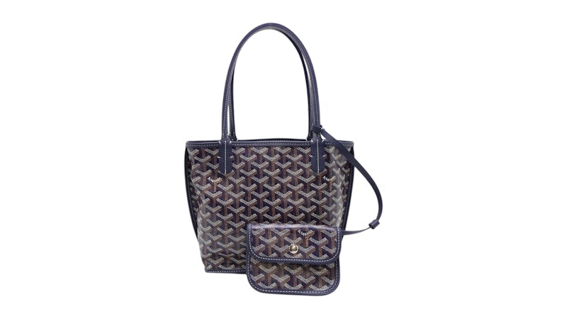 Goyard Anjou Tote Mini Navy Blue