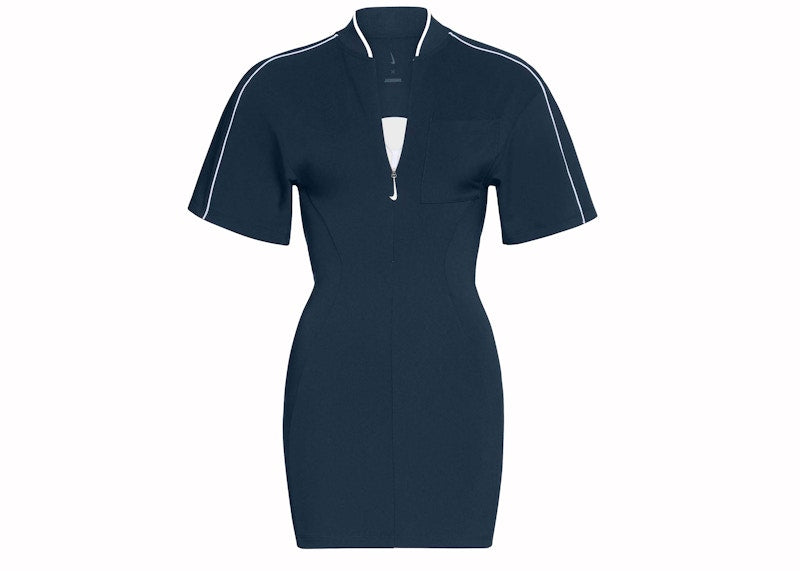 Jacquemus x Nike Shorts-Sleeved T-Shirt Dress (Asia Sizing) Dark Navy