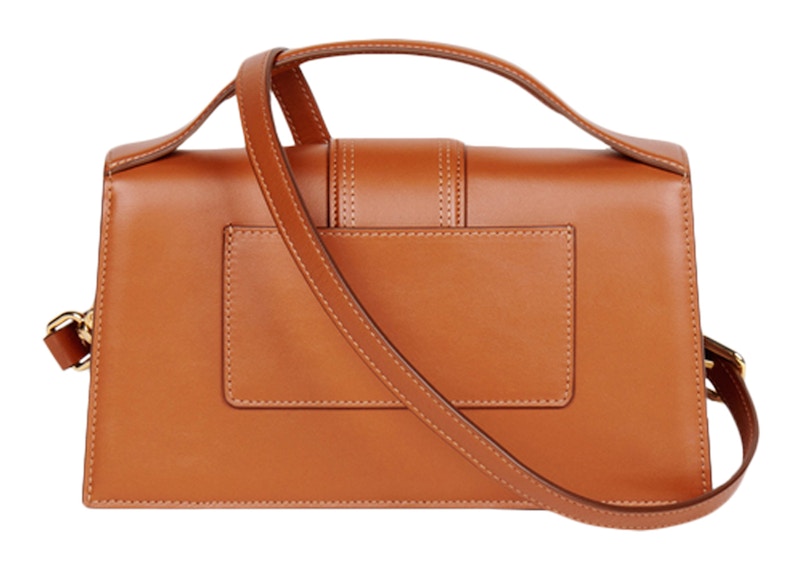 Jacquemus Le Grand Bambino Crossbody Flap Bag Light Brown