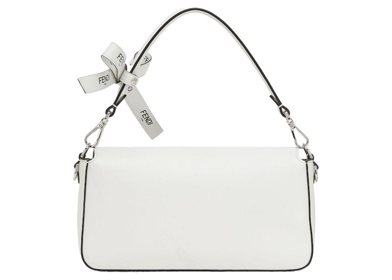 Fendi by Marc Jacobs Baguette White Leather Bag