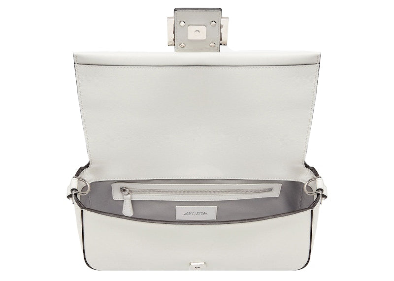 Fendi by Marc Jacobs Baguette White Leather Bag
