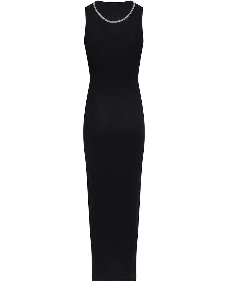 LOEWE Anagram Cotton Tank Dress Black
