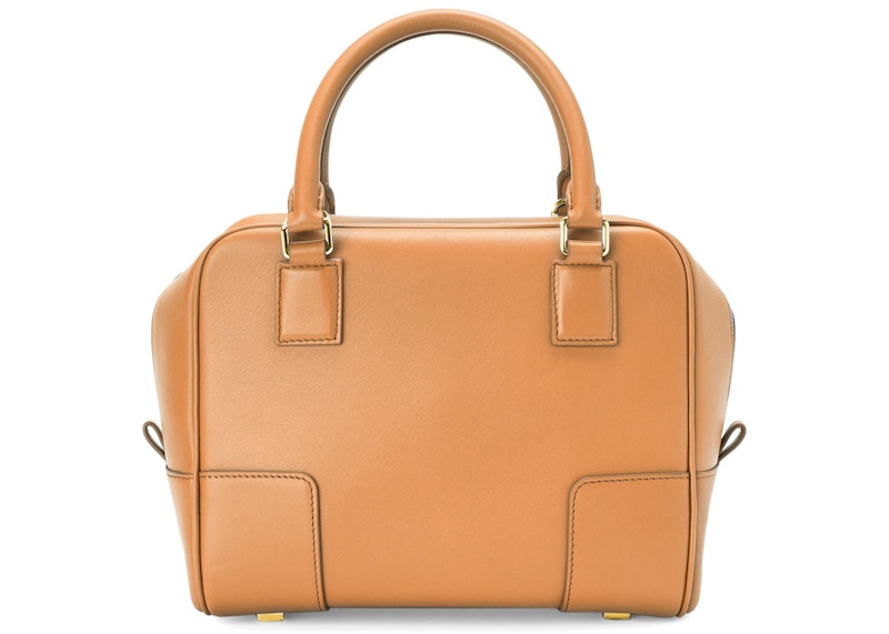 LOEWE Amazona 19 Square Bag in Nappa Calfskin Warm Desert