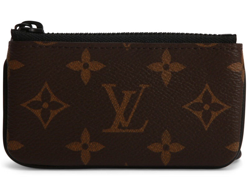 Louis Vuitton Pochette Cles Monogram Orange Brown