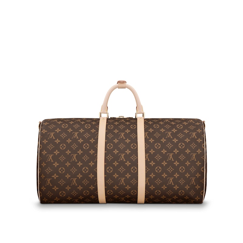 Louis Vuitton Keepall Bandouliere Monogram 55 Brown