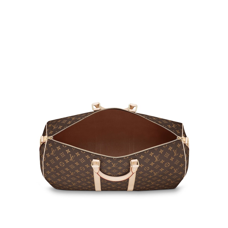 Louis Vuitton Keepall Bandouliere Monogram 55 Brown