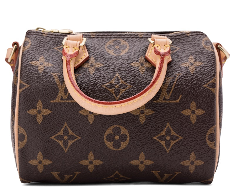 Louis Vuitton Speedy Bandouliere Monogram Nano Brown