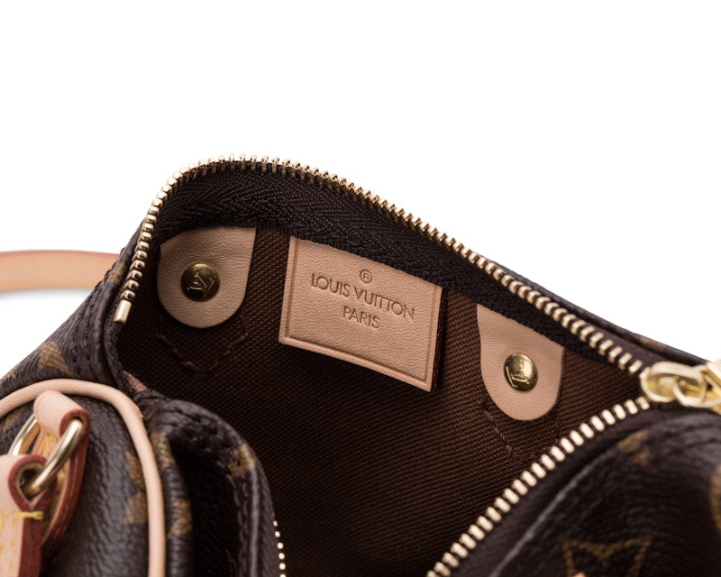Louis Vuitton Speedy Bandouliere Monogram Nano Brown