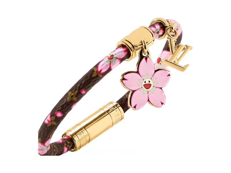 Louis Vuitton x Takashi Murakami Cherry Blossom Bracelet Sakura Brown