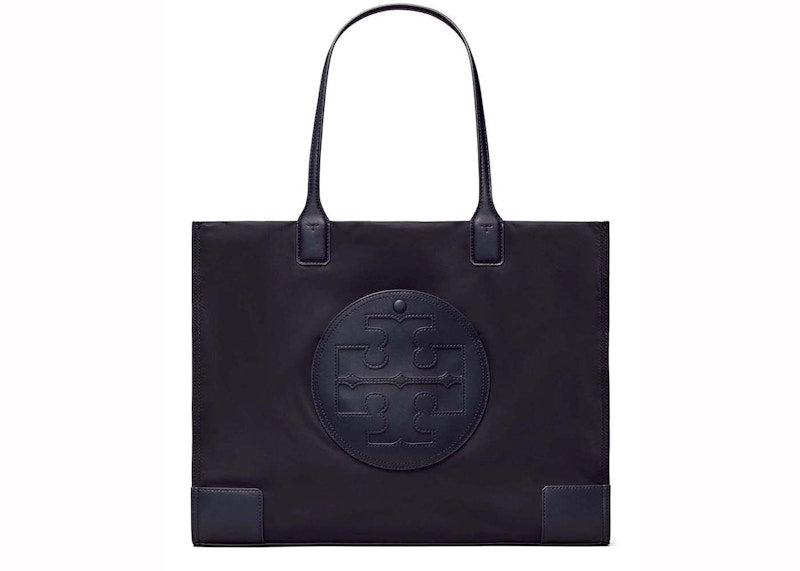 Tory Burch Ella Logo Tote Tory Navy