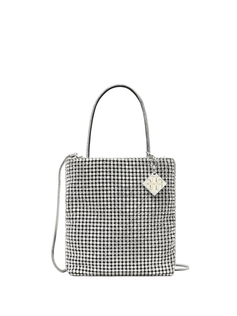 mini Night Owl crystal-embellished tote bag