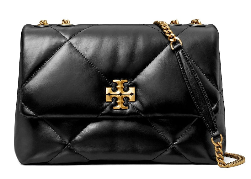Tory Burch Kira Diamond Quilt Convertible Shoulder Bag Black