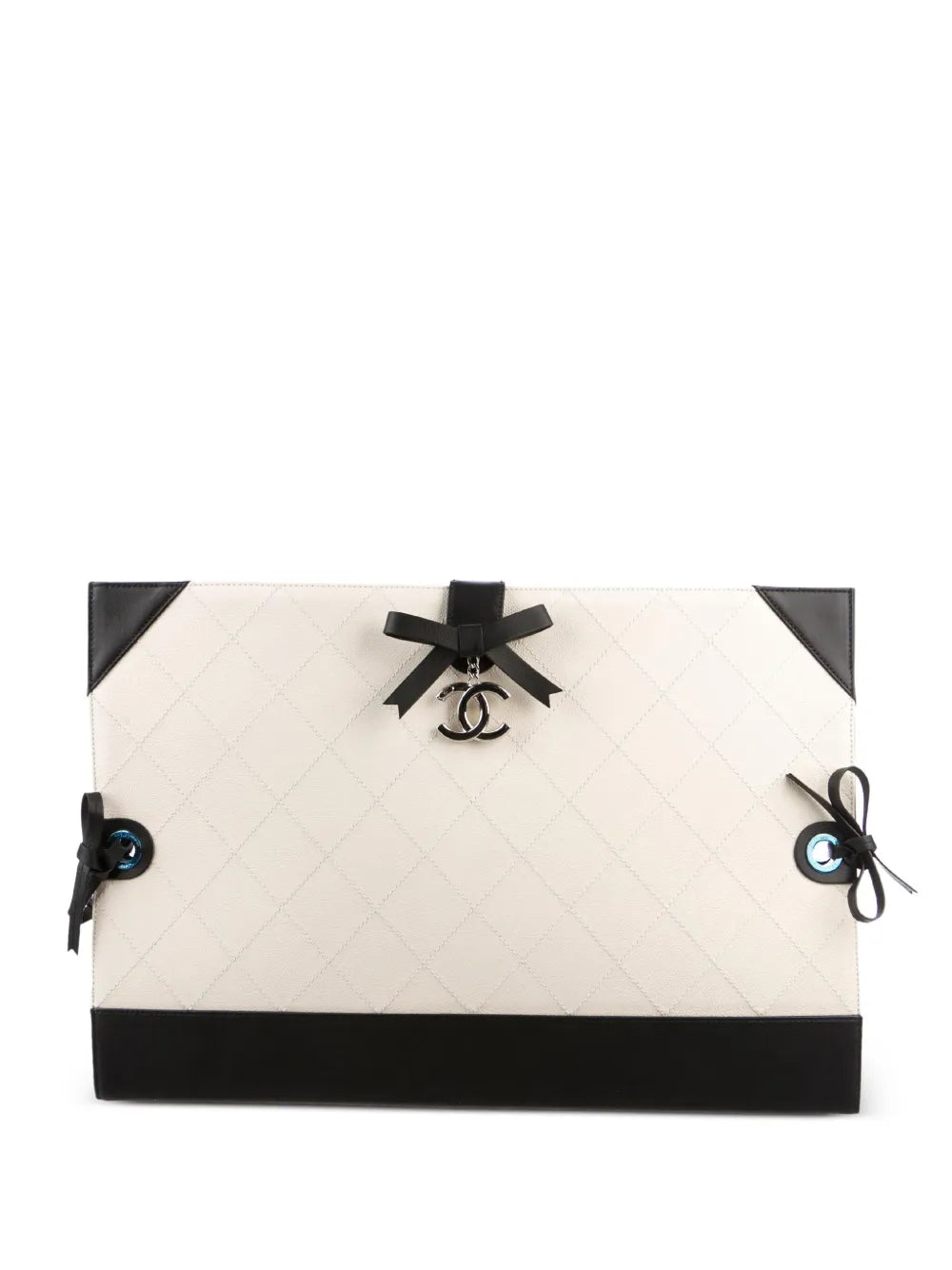 2014 mini CC diamond-quilted clutch bag