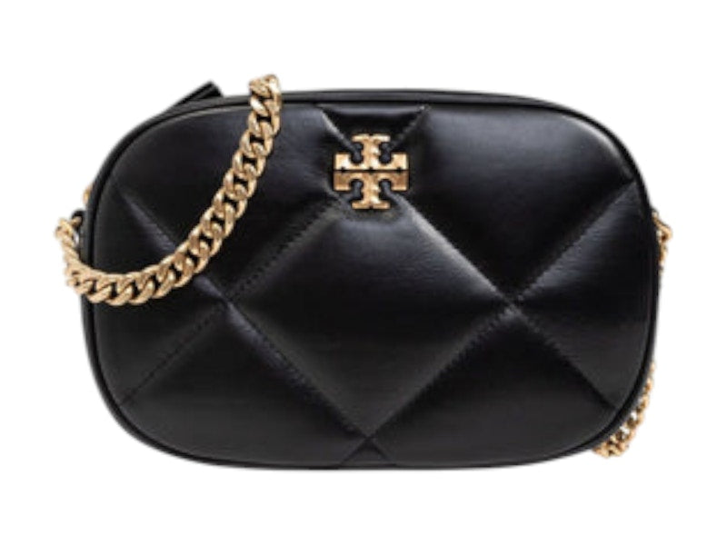 Tory Burch Kira Diamond Quilt Camera Bag Black