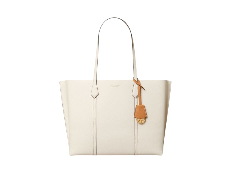 Tory Burch Perry Triple-Compartment Tote New Ivory
