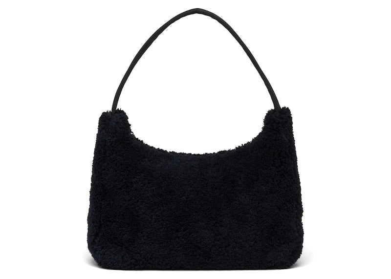 Prada Re-Edition 2000 Terry Mini Bag Black/White