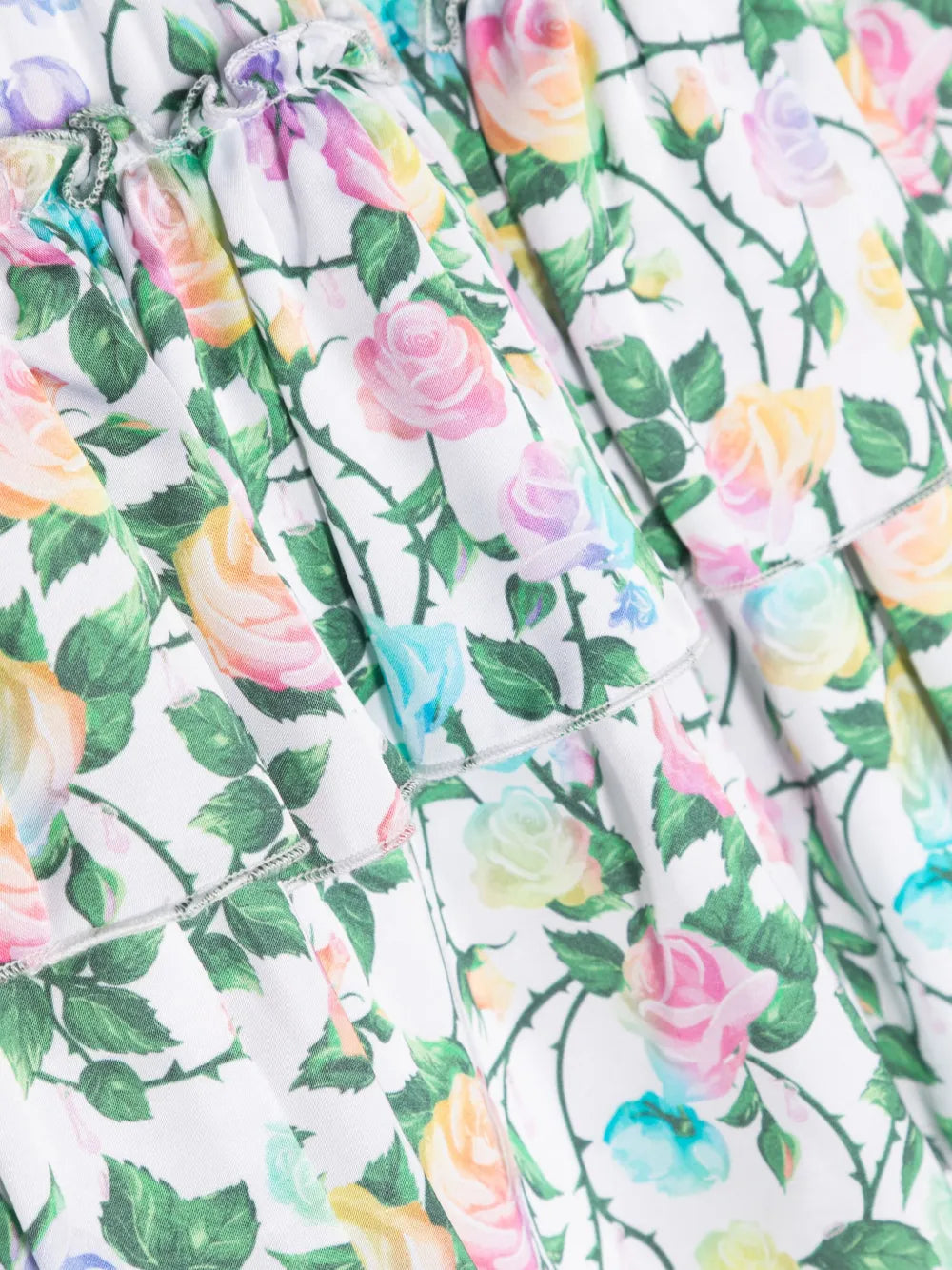 Garden Party tiered miniskirt