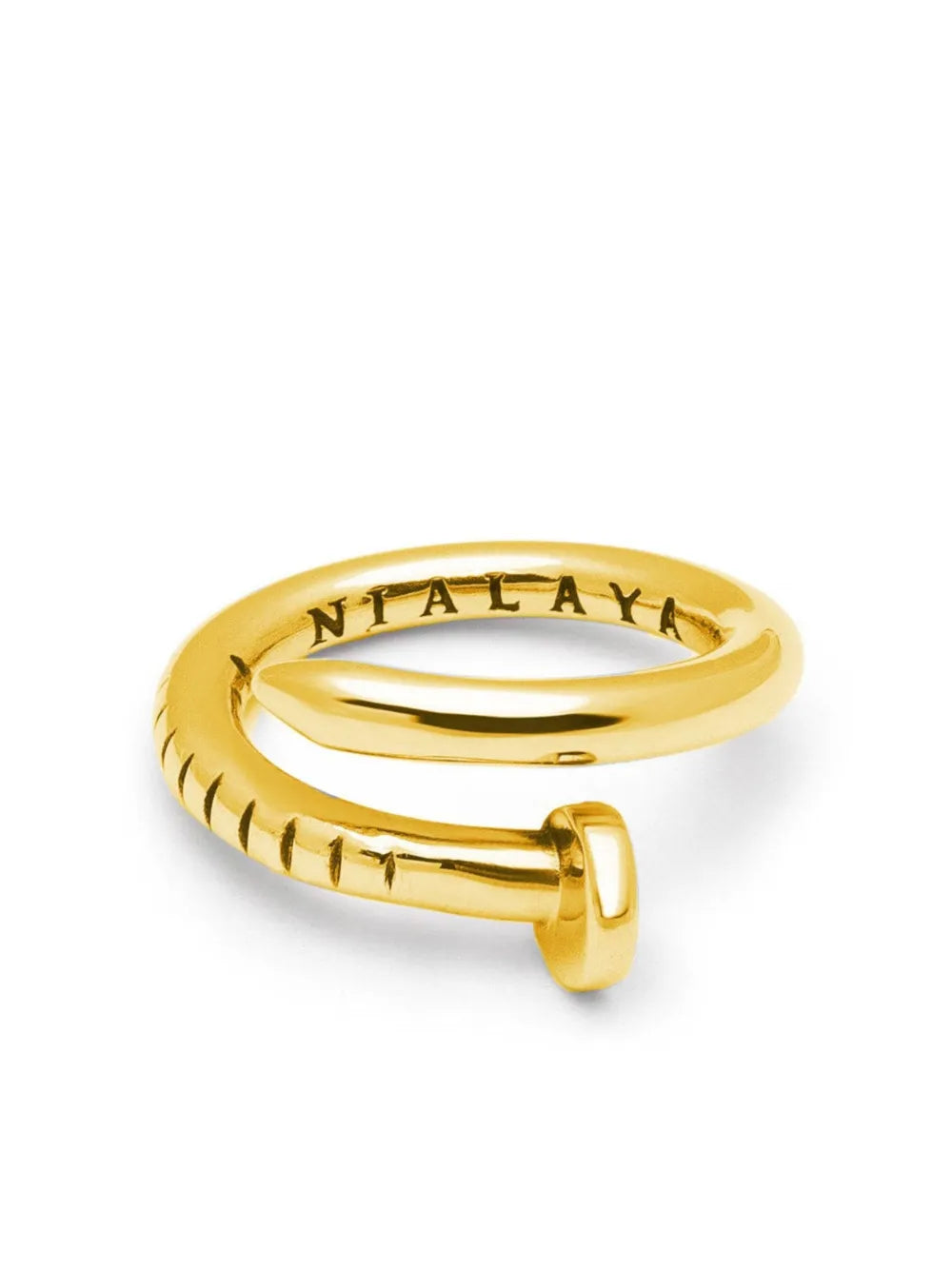 Dorje engraved nail ring