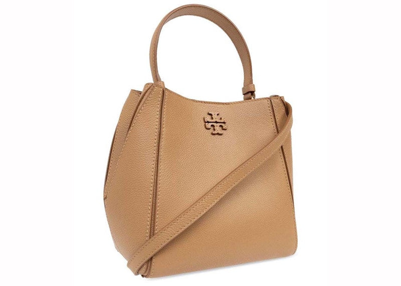 Tory Burch McGraw Small Bucket Bag Tiramisu