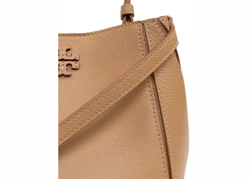 Tory Burch McGraw Small Bucket Bag Tiramisu
