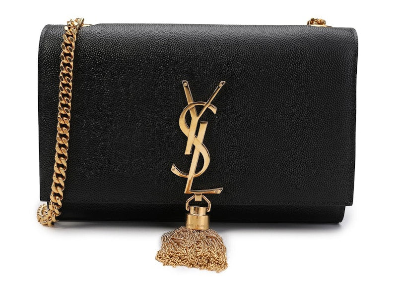 Saint Laurent Kate Shoulder Bag Black