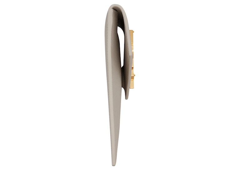 Saint Laurent Uptown Pouch Grain de Poudre Embossed Blanc Vintage