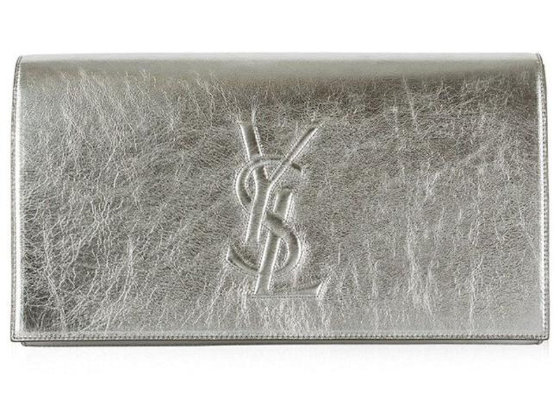 Saint Laurent Belle de Jour Clutch Metallic