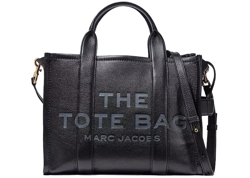 Marc Jacobs The Leather Tote Bag Medium Black
