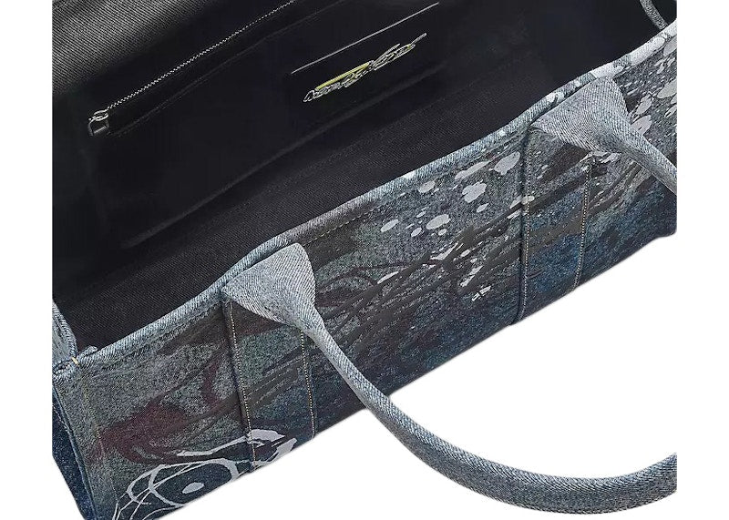 Marc Jacobs x Futura Denim Large Tote Bag Multicolor