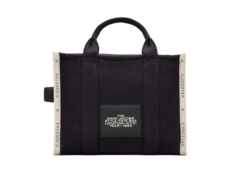 Marc Jacobs The Medium Jacquard Tote Bag Black