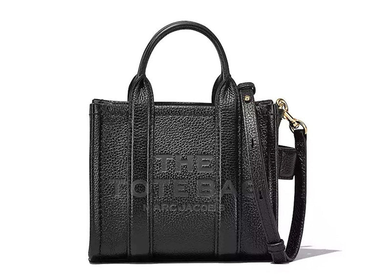 Marc Jacobs The Leather Mini Tote Bag Black