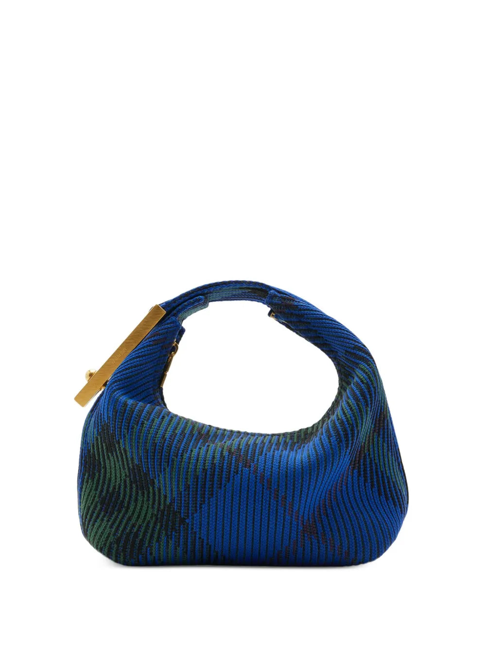 Peg checked shoulder bag