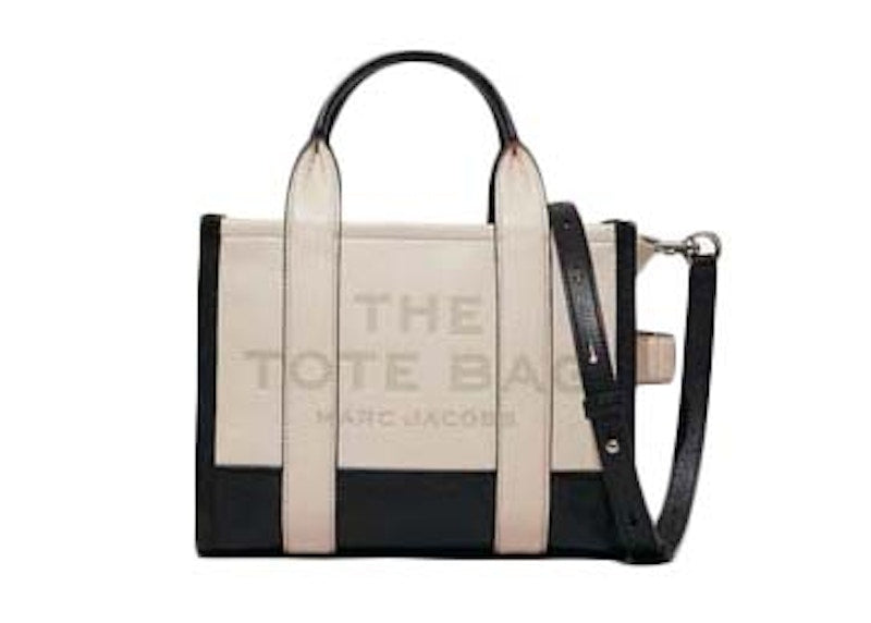 Marc Jacobs The Colorblock Small Tote Bag Ivory Multi