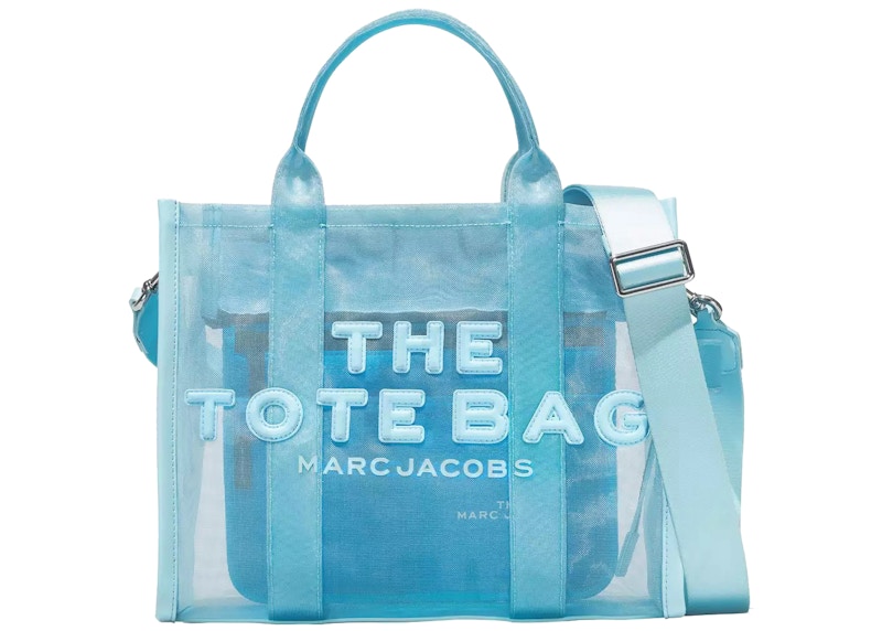 Marc Jacobs The Mesh Tote Bag Medium Pale Blue