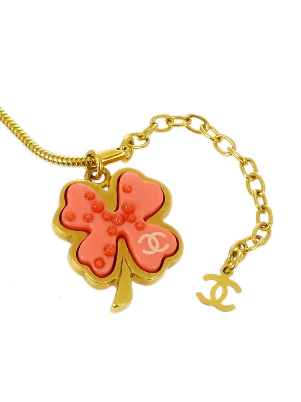 2003 four-leaf clover pendant necklace