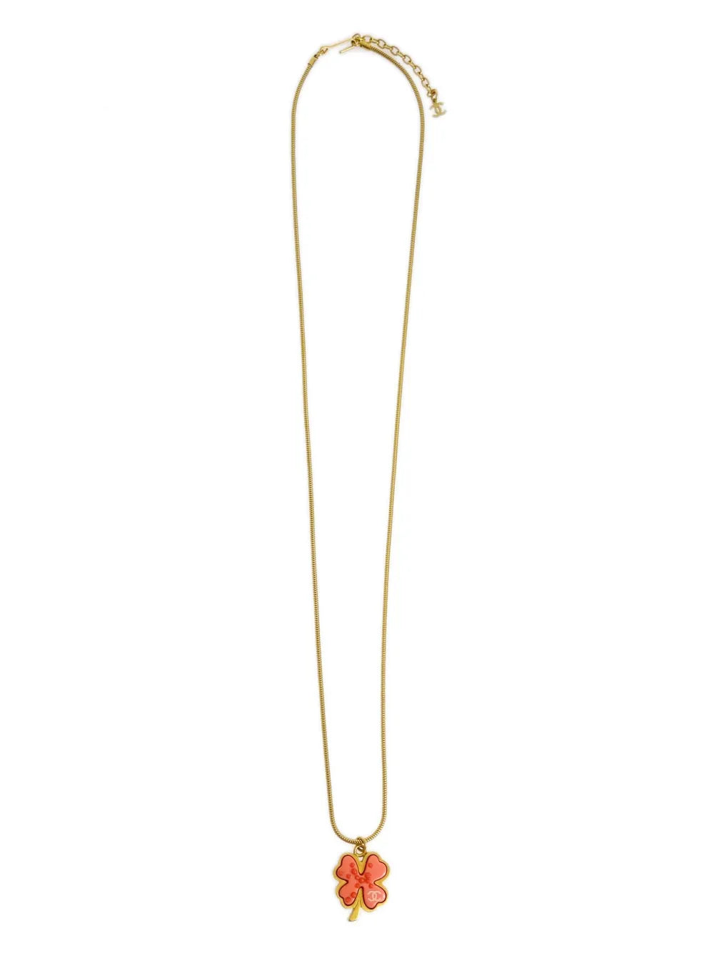 2003 four-leaf clover pendant necklace