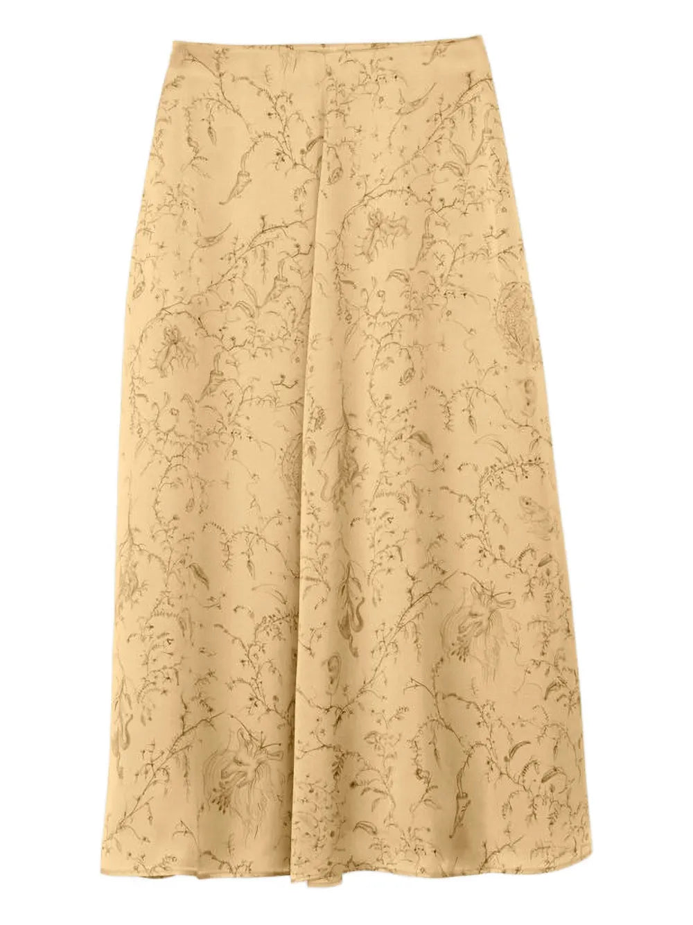 Floral Print Midi Skirt