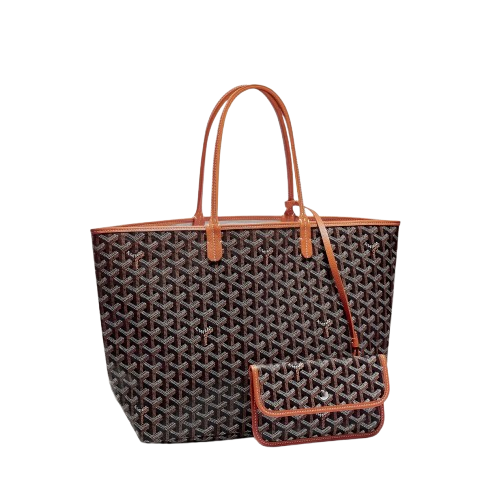 Goyard Saint Louis PM Bag (Black & Tan)