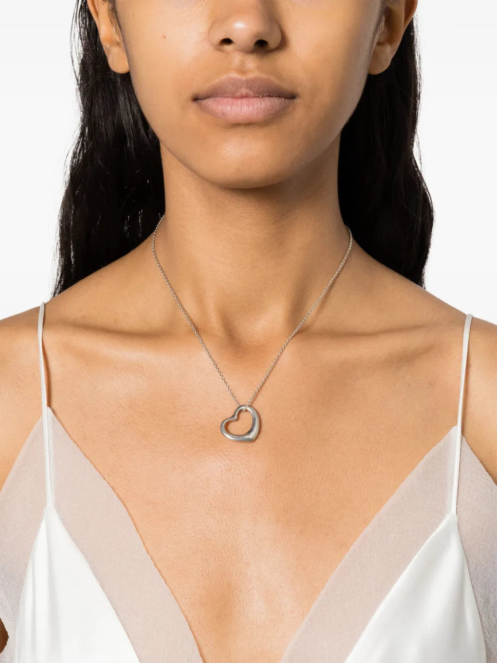 x Elsa Perreti 1980s Open Heart-pendant necklace