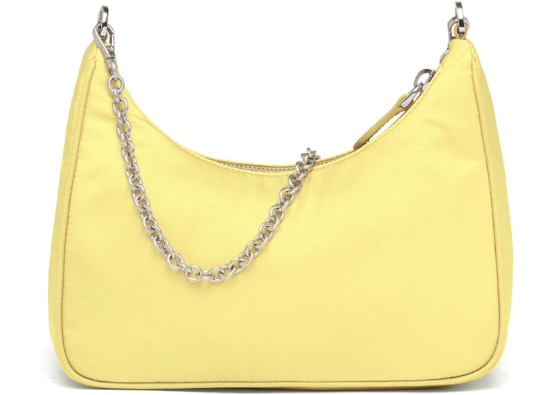 Prada Re-Edition 2005 Nylon Bag Lemon Yellow