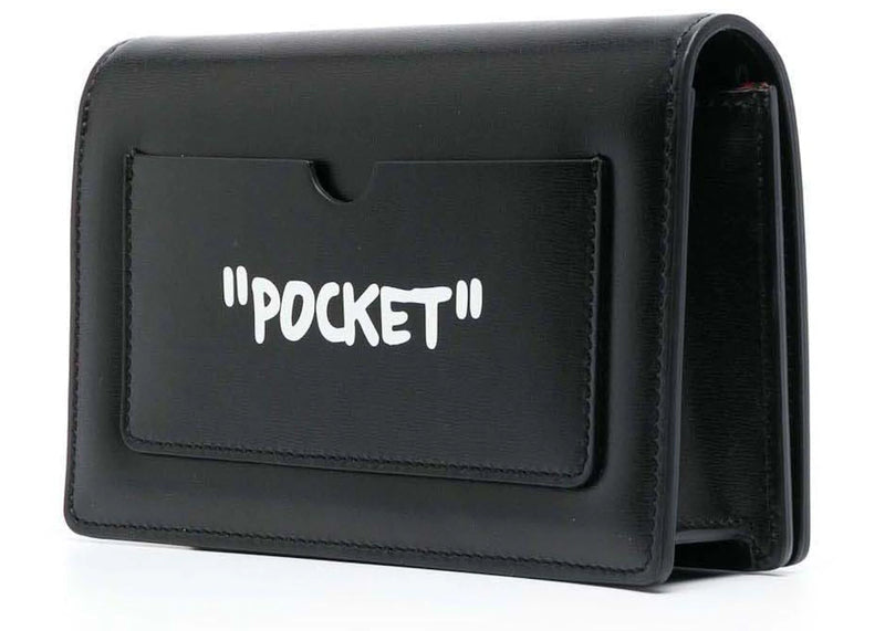 Off-White Jitney 0.5 Quote Shoulder Bag Black/White