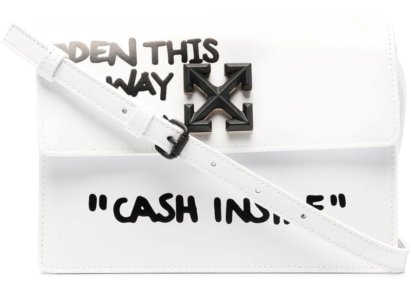Off-White Cash Inside Ss22 Jitney Bag White/Black