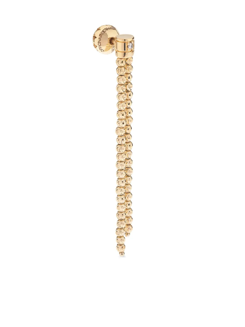 18kt yellow gold Moon diamond drop earrings