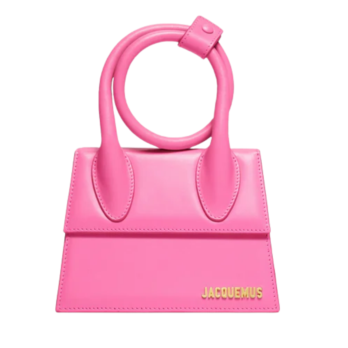 Jacquemus The Knot Chiquito Smooth Leather Structured Bag Pink