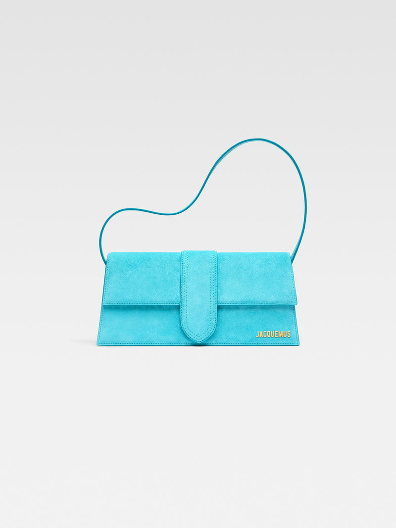 Jacquemus The Long Bambino Long Flap Shoulder-Bag Light Turquoise