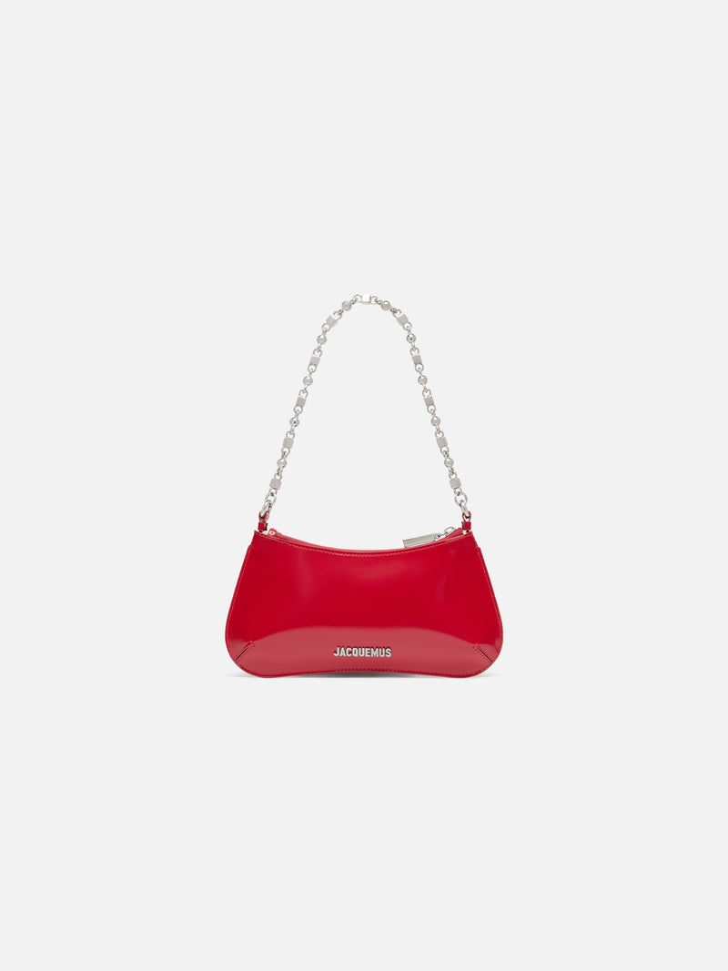 Jacquemus The Small Bisou Chaine Small Shoulder Bag Red